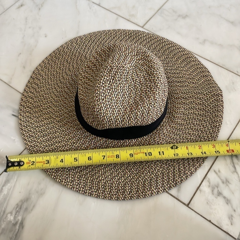 David and Young 100% paper woven multicolor floppy hat - Picture 5 of 5